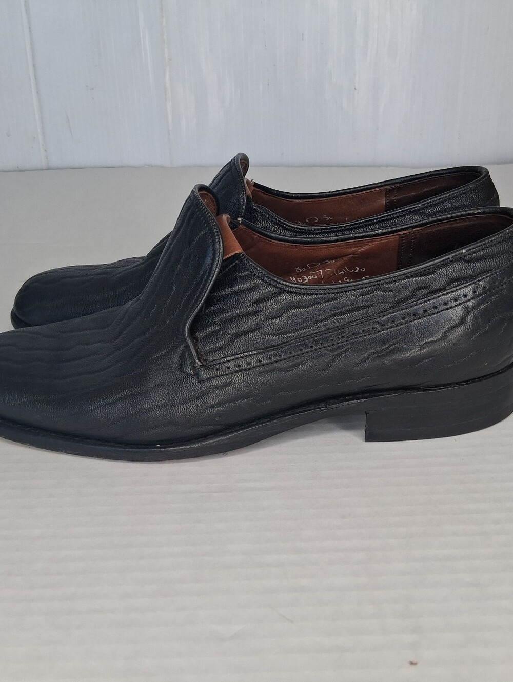 vintage Church's Export Grade Fighting Seal Leather Men's Shoes Size 8 Black